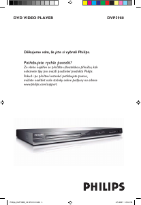 Manuál Philips DVP5980 Přehrávač DVD