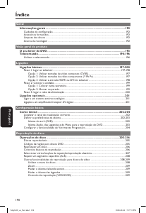 Manual Philips DVP6620 Leitor de DVD