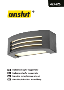 Manual Anslut 423-926 Lamp