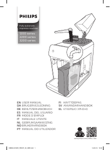 Brugsanvisning Philips EP2221 Espressomaskine