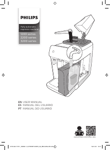 Manual Philips EP2224 Máquina de café expresso