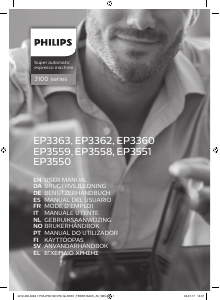 Manual Philips EP3360 Máquina de café expresso