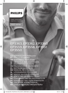 Kasutusjuhend Philips EP3363 Espressomasin