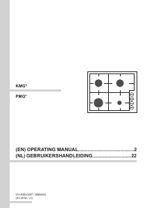 Handleiding Amica KMG 13172 W Kookplaat