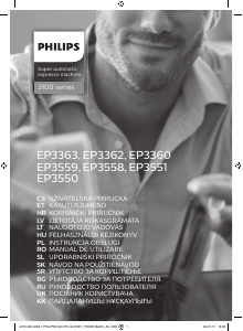 Наръчник Philips EP3551 Машина за еспресо