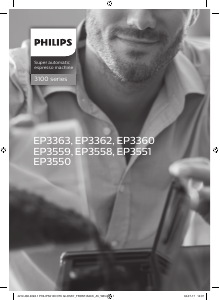 Mode d’emploi Philips EP3551 Machine à expresso