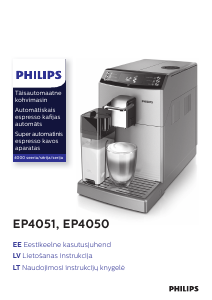 Kasutusjuhend Philips EP4050 Espressomasin