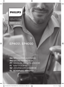 Manual Philips EP4050 Máquina de café expresso