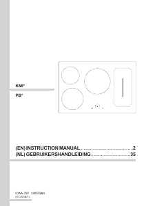 Handleiding Amica KMI 13313 F Kookplaat