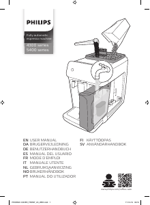 Manual Philips EP4346 Espresso Machine