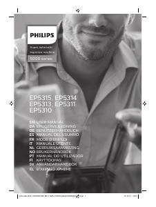 Manual Philips EP5314 Máquina de café expresso