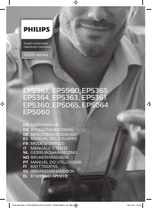 Manuale Philips EP5360 Macchina per espresso