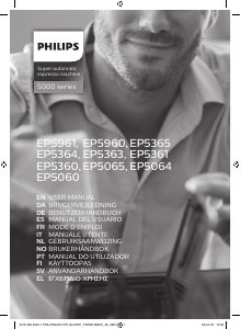 Brugsanvisning Philips EP5365 Espressomaskine