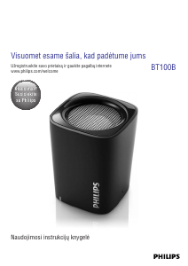 Vadovas Philips BT100W Garsiakalbis