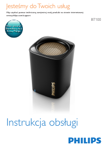 Instrukcja Philips BT100W Głośnik