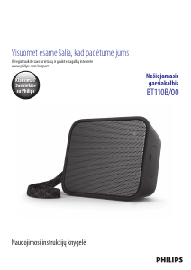 Vadovas Philips BT110R Garsiakalbis