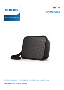 Käyttöohje Philips BT110R Kaiutin