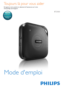 Mode d’emploi Philips BT2500 Haut-parleur