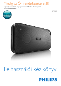 Használati útmutató Philips BT3500W Hangszóró