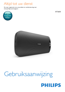 Handleiding Philips BT3600W Luidspreker