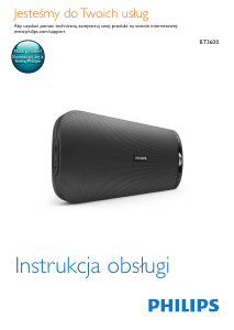 Instrukcja Philips BT3600W Głośnik