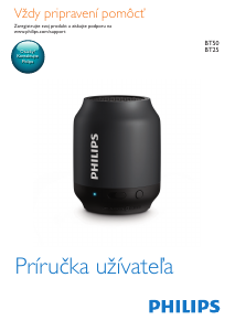 Návod Philips BT50W Reproduktor