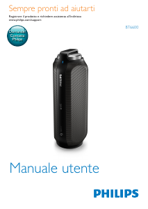 Manuale Philips BT6600R Altoparlante