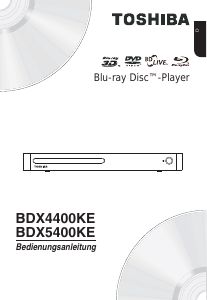Bedienungsanleitung Toshiba BDX4400KE Blu-ray player