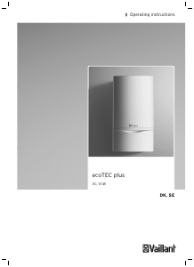 Brugsanvisning Vaillant VC 126/3-5 E ecoTEC plus Gaskedel