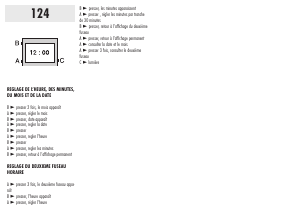 Mode d’emploi Tekday 653033 Montre