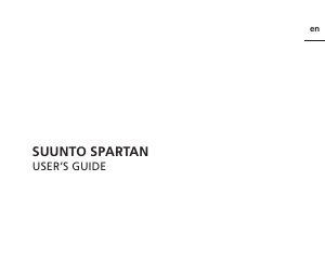Bruksanvisning Suunto Spartan Sportklocka