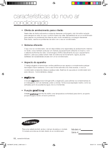 Manual Samsung AVXWVH028EE Ar condicionado