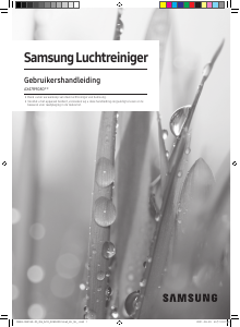 Handleiding Samsung AX47R9080SS/EU Luchtreiniger