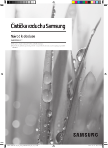 Manuál Samsung AX47R9080SS/EU Čistička vzduchu