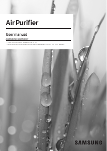 Manual Samsung AX60R5080WD/EU Air Purifier