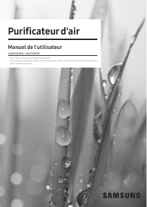 Mode d’emploi Samsung AX60R5080WD/EU Purificateur d'air