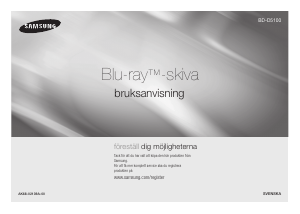 Bruksanvisning Samsung BD-D5100 Blu-ray-spiller