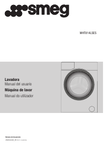Manual Smeg WHT814LSES Máquina de lavar roupa