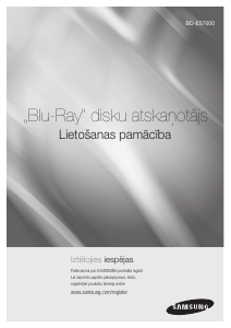 Rokasgrāmata Samsung BD-ES7000 Blu-ray atskaņotājs