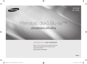 Návod Samsung BD-F5500E Blu-ray prehrávač