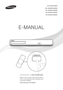 Manuál Samsung BD-H8509S Přehrávač Blu-ray