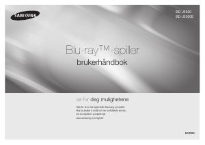 Bruksanvisning Samsung BD-J5500E Blu-ray-spiller