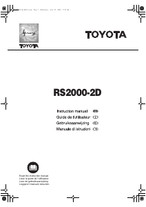 Mode d’emploi Toyota DE224 Machine à coudre