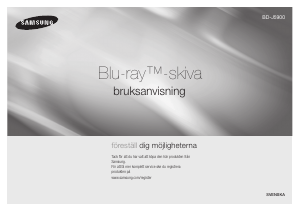 Bruksanvisning Samsung BD-J5900 Blu-ray spelare