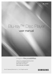 Manual Samsung BD-J6300 Blu-ray Player