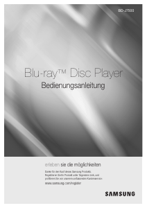 Bedienungsanleitung Samsung BD-J7500 Blu-ray player