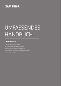 Bedienungsanleitung Samsung UBD-M8500 Blu-ray player