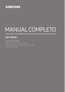 Manual Samsung UBD-M8500 Leitor de blu-ray