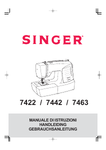 Bedienungsanleitung Singer 7442 Nähmaschine