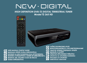 Priručnik New Digital T2 265 HD Digitalni prijamnik